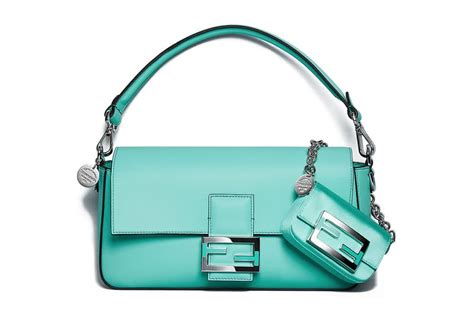 fendi baguette tiffany blue|tiffany and co Fendi bag.